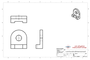 undimensioned drawing