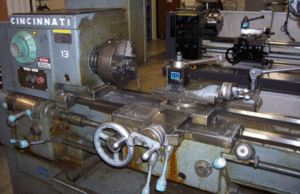 Lathe with 3 jaw chuck