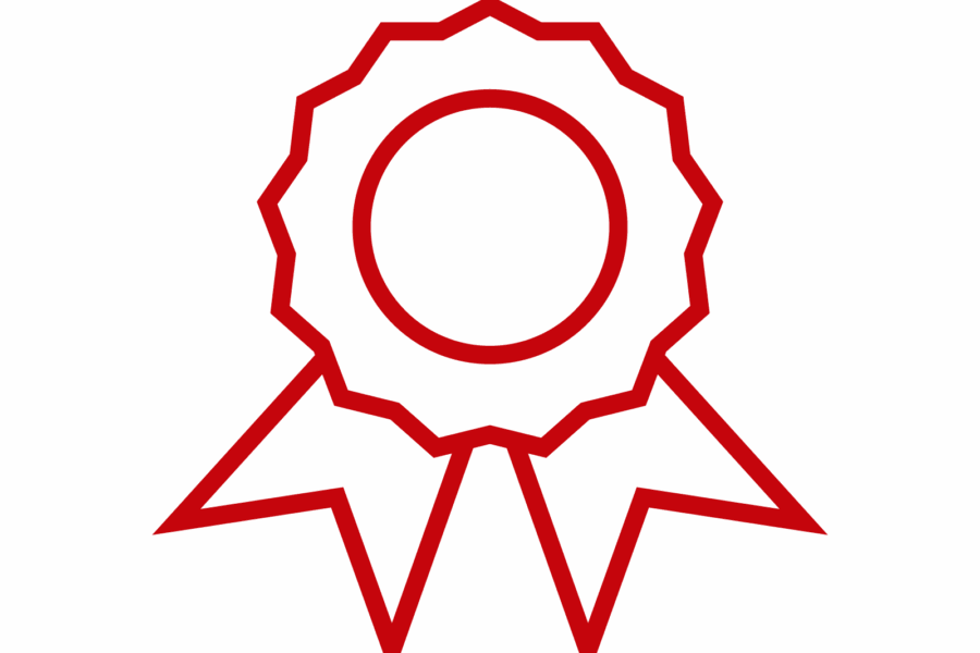 a cartoon ribbon, like a fair ribbon