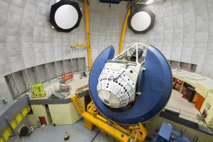 images shows a huge camera inside an observatory