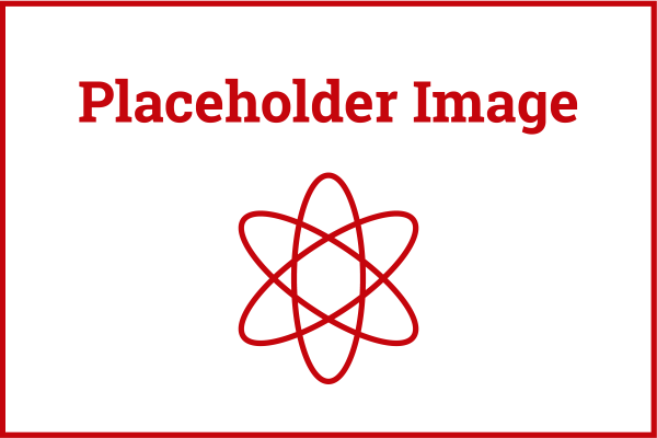 says "placeholder image" and has the generic atom icon