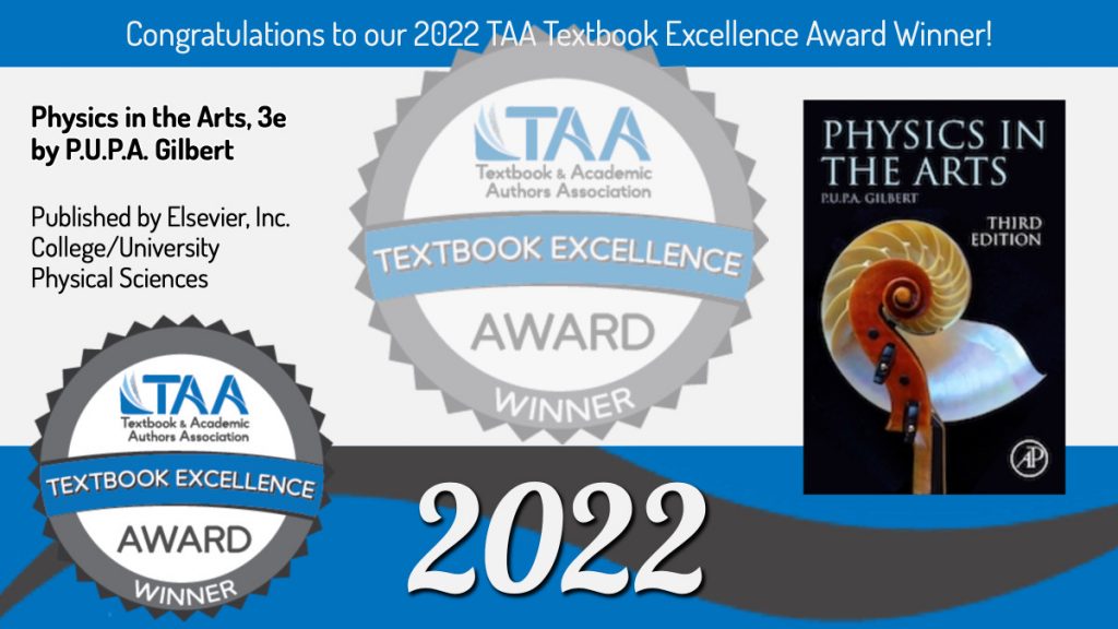 Texty award graphic, announcing that Pupa's book has earned a 2022 Textbook Excellence award